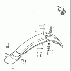 TS250 1977-1979 Переднее крыло