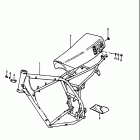 RM400 1979 Frame - seat