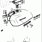GS550,E 1977-1979 Fuel tank (gs550n