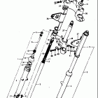 TS125 1978-1979 Передняя вилка