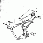 RM250 1979 Frame - seat