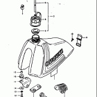 RM400 1979 Топливный бак