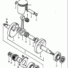 RM80 1977-1979 Piston - crankshaft (rm80b)