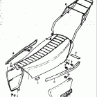 DR370 1978-1979 Seat - frame cover