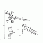 TS250 1977-1979 Right handle switch