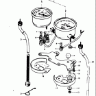 TS125 1978-1979 Speedometer - tachometer (ts125c)