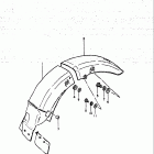 GS425L 1979 Заднее крыло