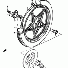 GS550,E 1977-1979 Front wheel (gs560ec