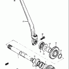 DR370 1978-1979 Кик стартер