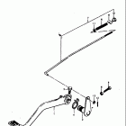 TS125 1978-1979 Задний тормоз