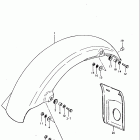 TS250 1977-1979 Заднее крыло
