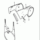 RM400 1979 Обтекатель рамы