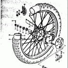 RM250 1979 Переднее колесо