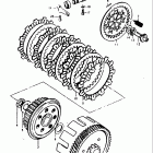 TS125 1978-1979 Сцепление