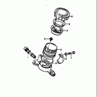 GS550,E 1977-1979 Главный тормозной цилиндр