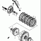DR370 1978-1979 Сцепление