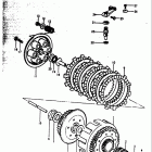 RM250 1979 Сцепление