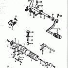TS185 1977-1979 Механизм  переключения передач