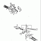 RM80 1977-1979 Handle grip - handle switch