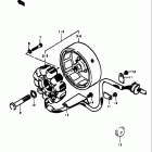 GS550,E 1977-1979 Генератор