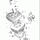 TS250 1977-1979 Цилиндр
