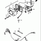 DR370 1978-1979 Задний фонарь