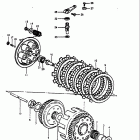 RM400 1979 Сцепление