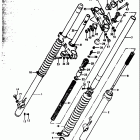 RM250 1979 Передняя вилка