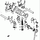DR370 1978-1979 Механизм  переключения передач