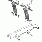 GS425,-E 1979 Chain case - shock absorber