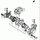 GS550,E 1977-1979 Rear calipers (gs550ec