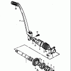 GS550,E 1977-1979 Кик стартер