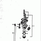TS185 1977-1979 Топливный кран