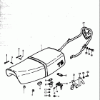 TS185 1977-1979 Сидение