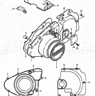 GS425L 1979 Crankcase lh cover