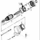GS550,E 1977-1979 Starting motor (mitsuba electric)