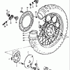 PE175 1978-1979 Rear wheel (pe175c)