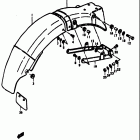 GS550,E 1977-1979 Rear finder