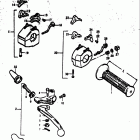 GS550,E 1977-1979 Lh handle switch