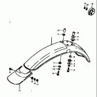 TS125 1978-1979 Переднее крыло