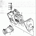 TS185 1977-1979 Воздухозаборник