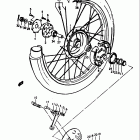 TS100 1978-1979 Переднее колесо