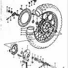 RM250 1979 Заднее колесо