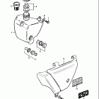 TS250 1977-1979 Oil tank - frame cover