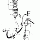GS1000L 1979 Задний торм цилиндр