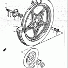 GS425L 1979 Переднее колесо