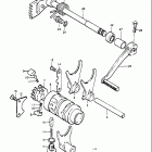 PE250 1977-1979 Механизм  переключения передач
