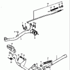 DS80 1978-1979 Prop stand-brake pedal