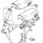 RM80 1977-1979 Frame - seat (rm80b