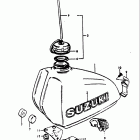 RM125 1975-1978 Fuel tank (rm125c)